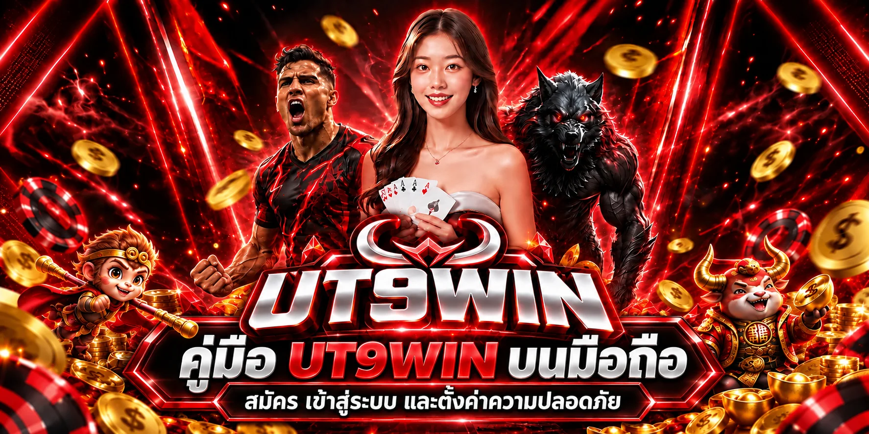 UT9WIN คู่มือสมัครและเข้าสู่ระบบบนมือถือ